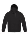 Heren Hoodie Zip ID.334 B&C WG006 Zwart